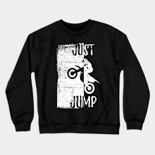 Motocross Biker Freestyle Stunt Crewneck Sweatshirt